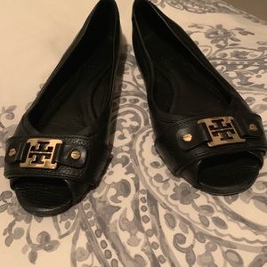 Tory Burch open toe flats